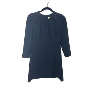 Milly Black Bodycon Formal Prom Homecoming Fancy Fitted Long Sleeve Dress SZ 2